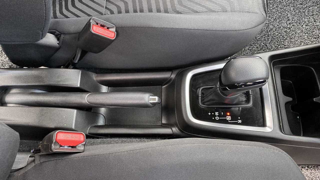 Centre console and automatic gear shift of a Maruti Suzuki Swift 2021 - 2023