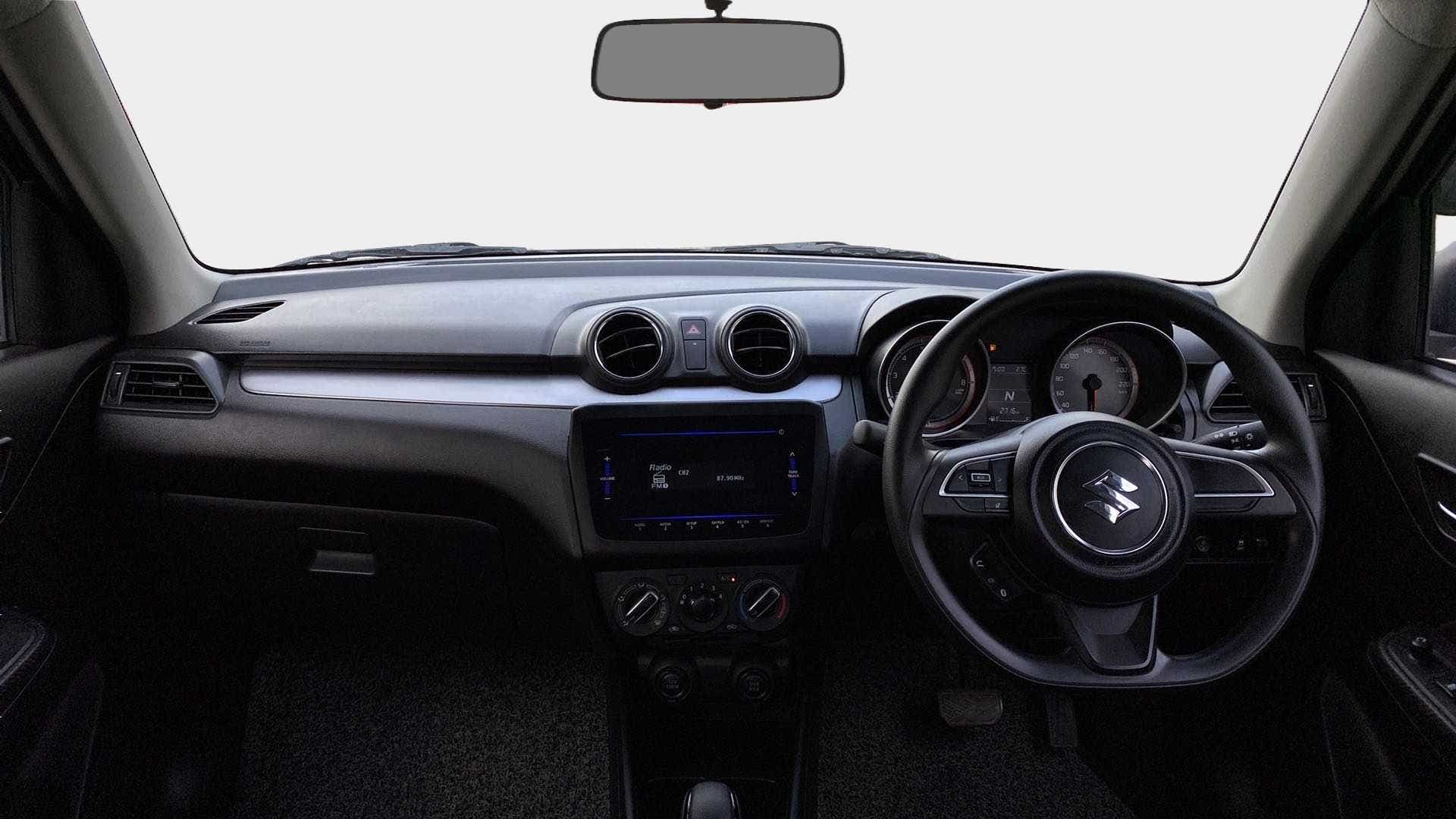 Dashboard and steering wheel of a Maruti Suzuki Swift 2021 - 2023