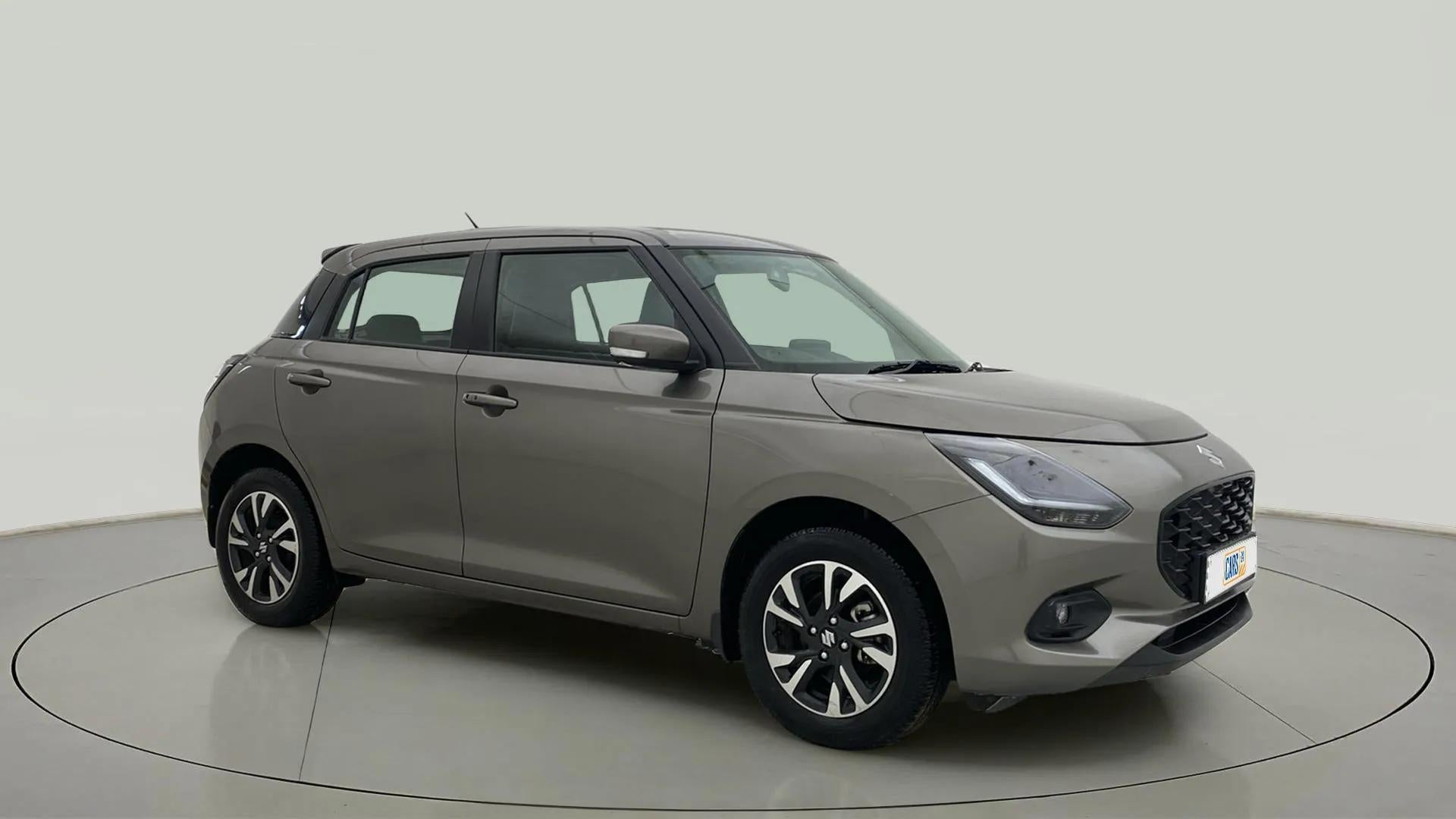 Front three-quarter view of a Maruti Suzuki Swift