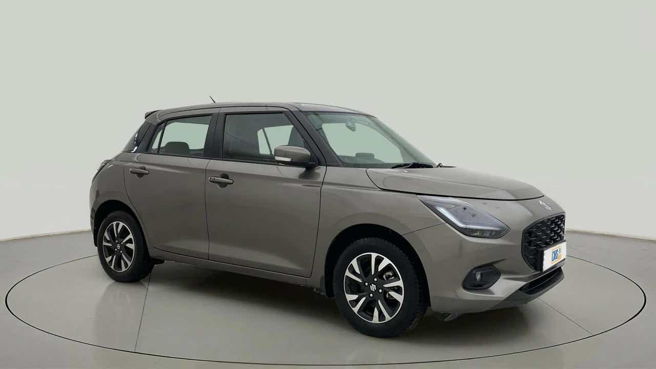 Front three-quarter view of a Maruti Suzuki Swift