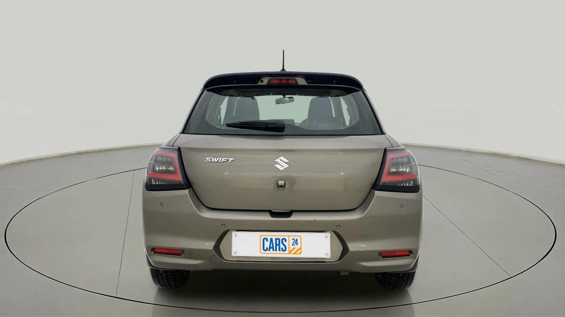 Rear view of a Maruti Suzuki Swift