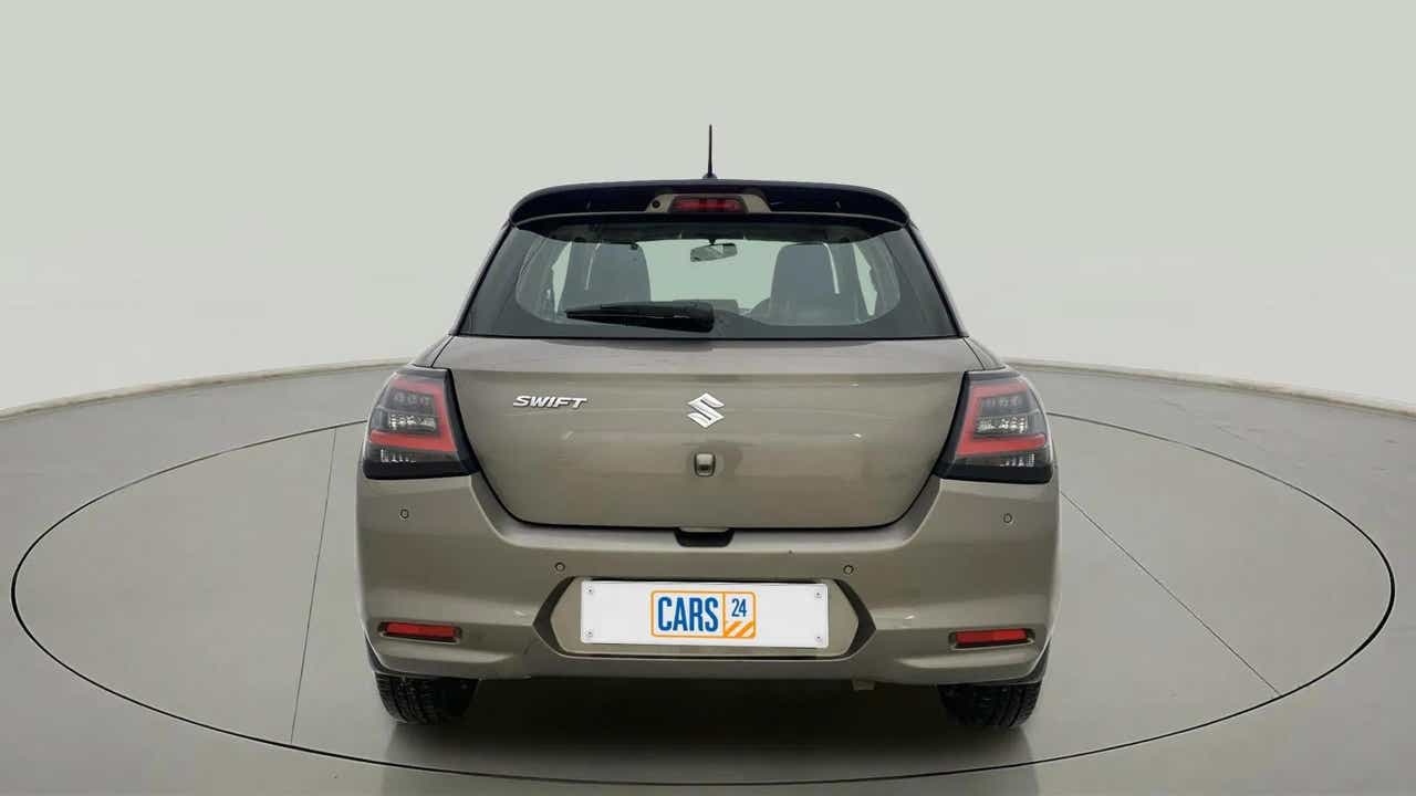 Rear view of a Maruti Suzuki Swift