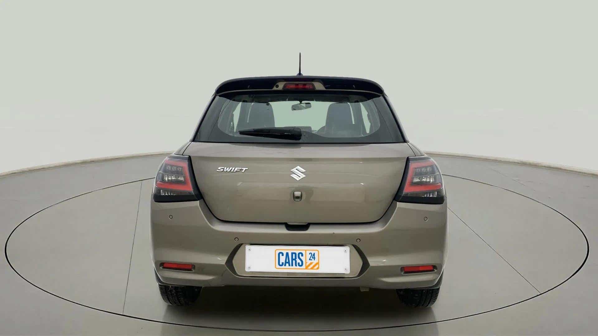 Rear view of a Maruti Suzuki Swift
