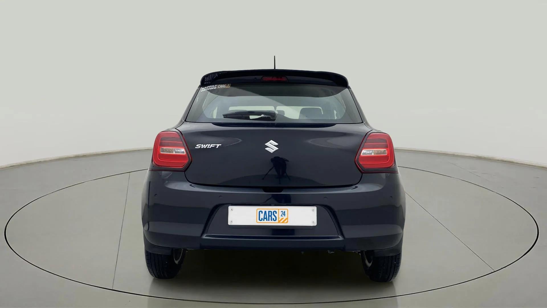 Rear view of a Maruti Suzuki Swift