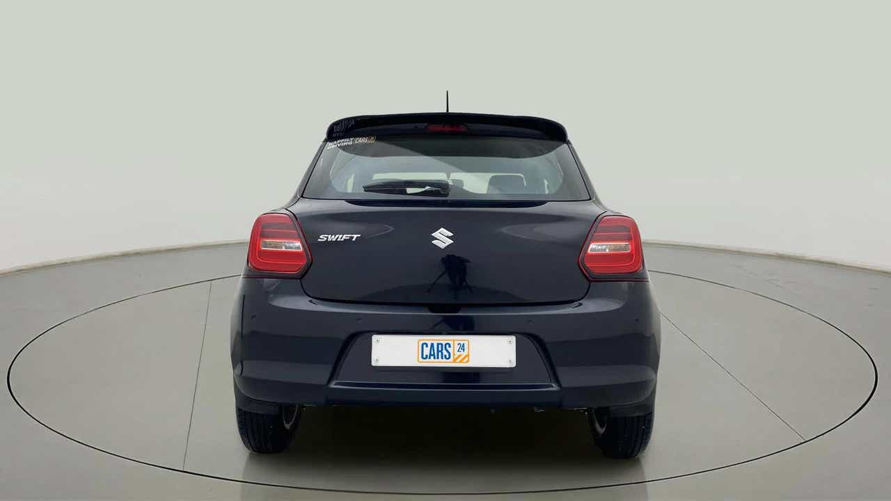 Rear view of a Maruti Suzuki Swift