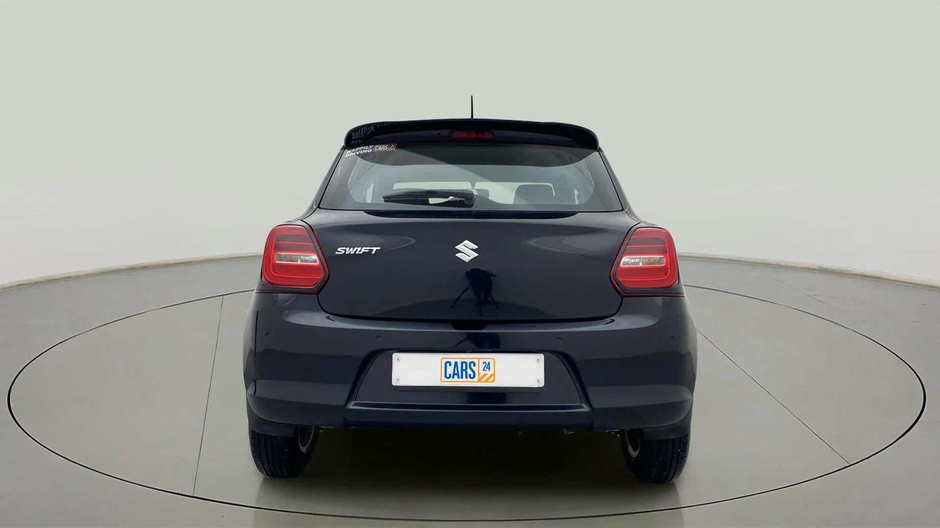 Rear view of a Maruti Suzuki Swift