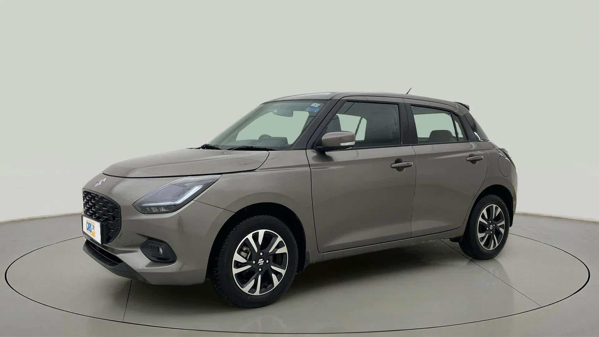 Front three-quarter view of a Maruti Suzuki Swift