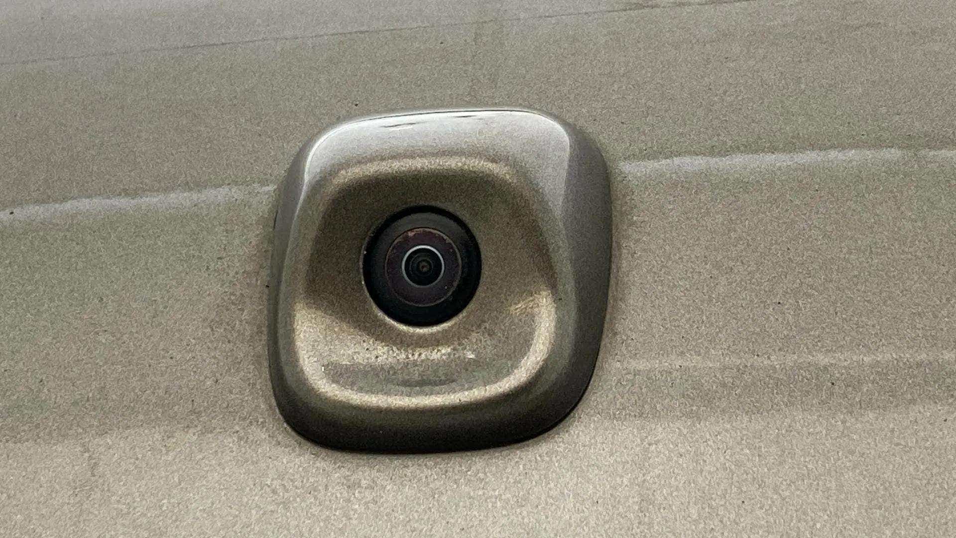 Close-up of a rearview camera on a Maruti Suzuki Swift
