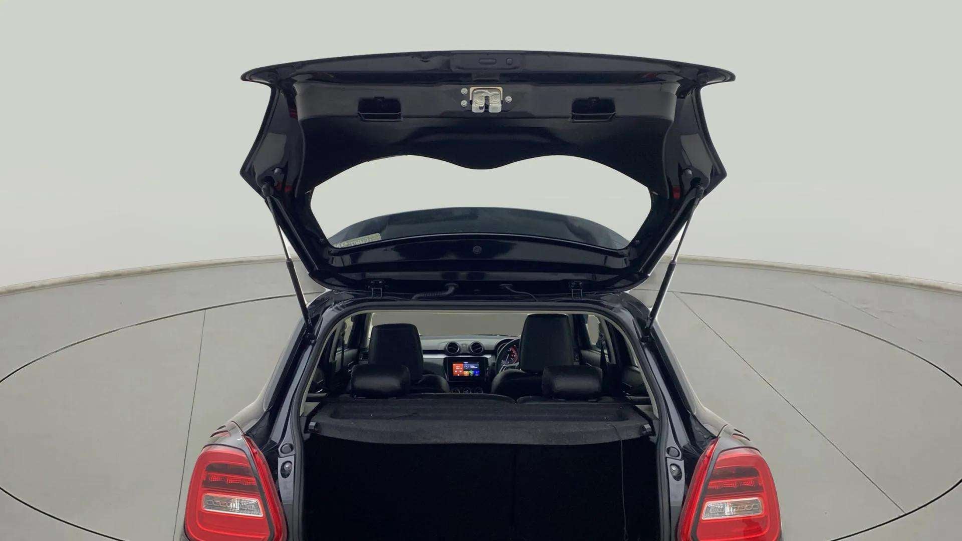 Boot view of a Maruti Suzuki Swift