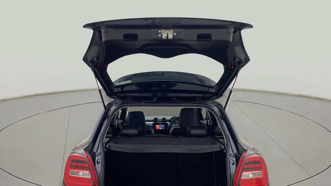 Boot view of a Maruti Suzuki Swift