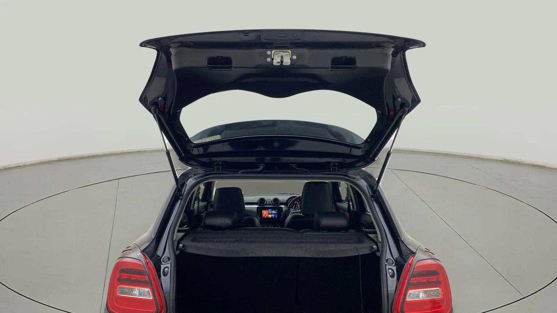 Boot view of a Maruti Suzuki Swift