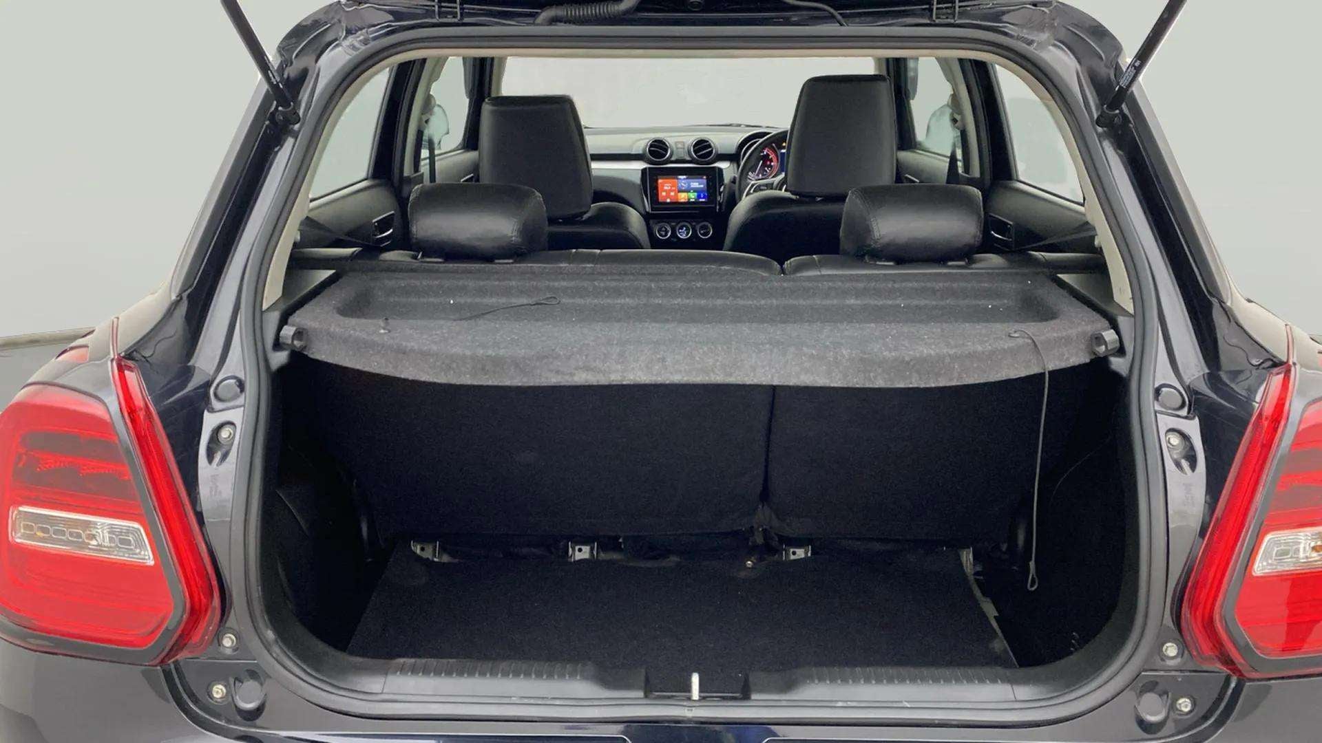 Boot space view of a Maruti Suzuki Swift