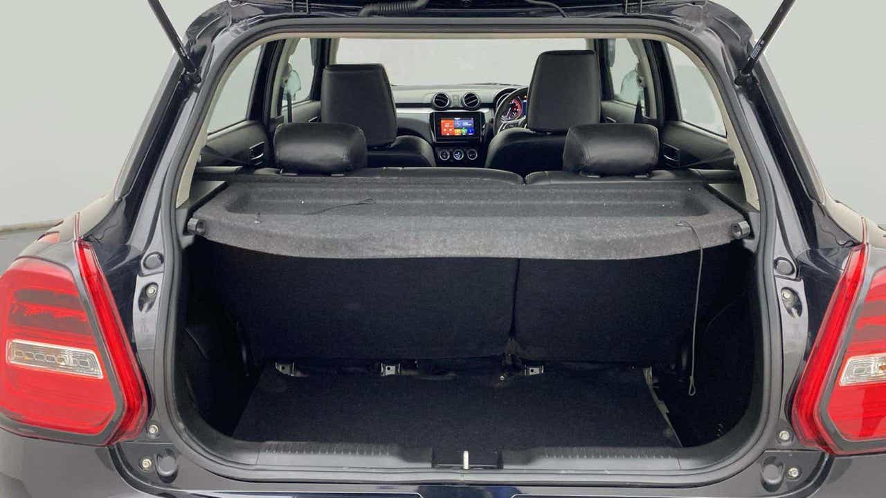 Boot space view of a Maruti Suzuki Swift
