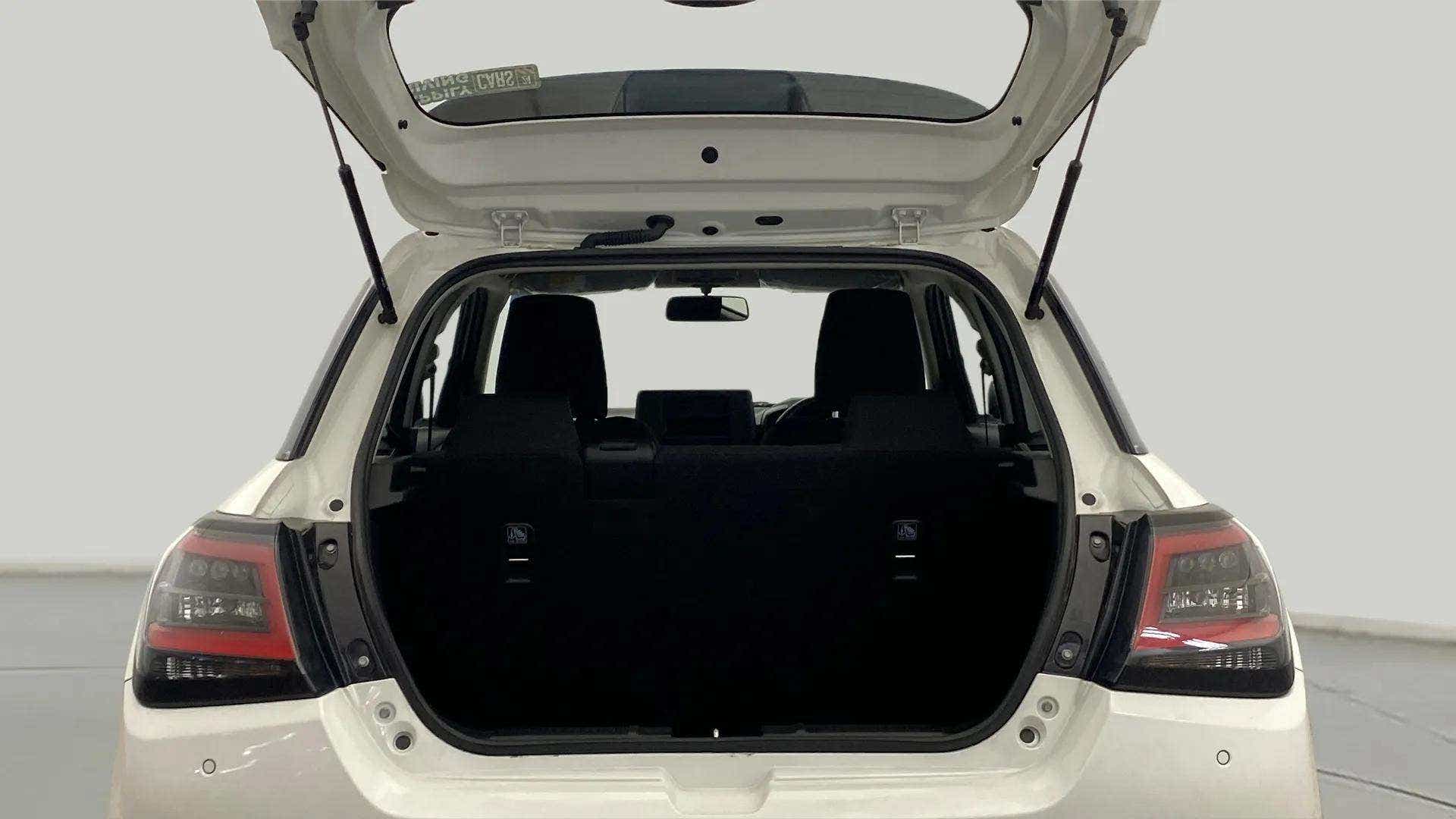 Boot space view of a Maruti Suzuki Swift
