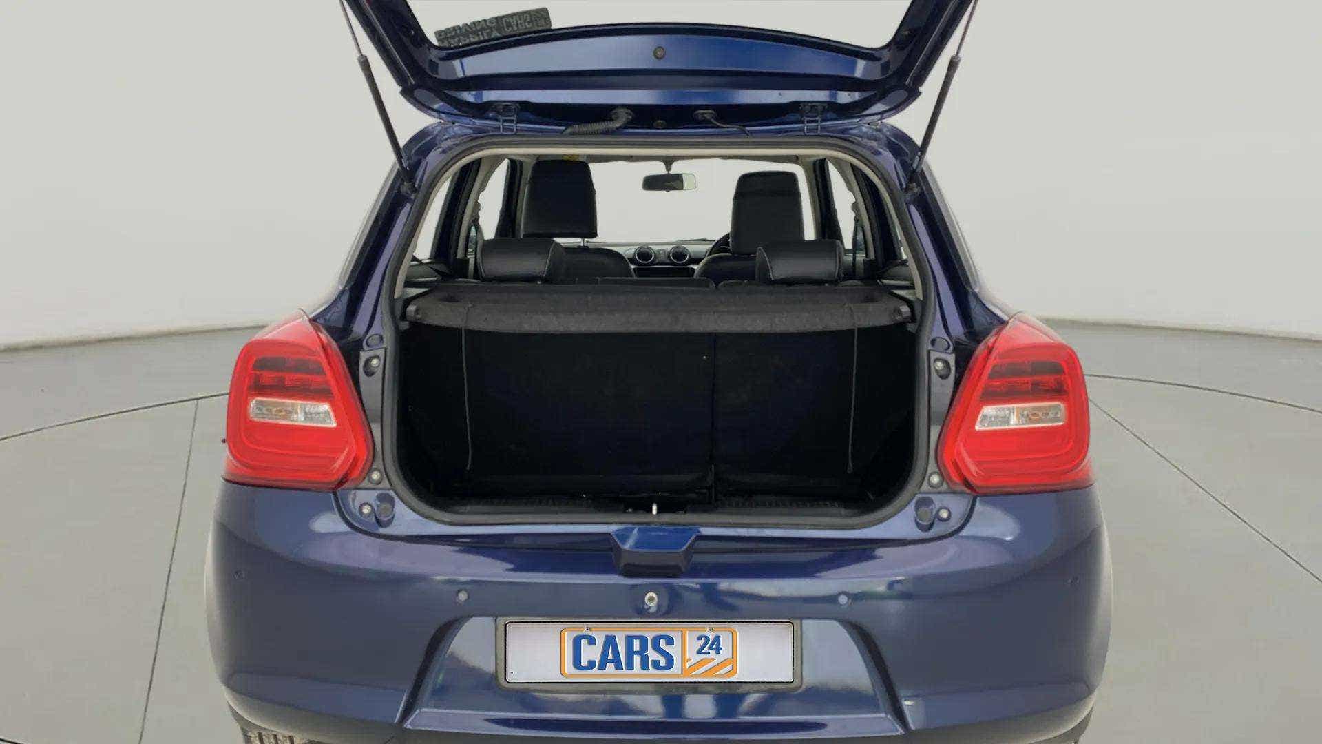 Boot view of a Maruti Suzuki Swift