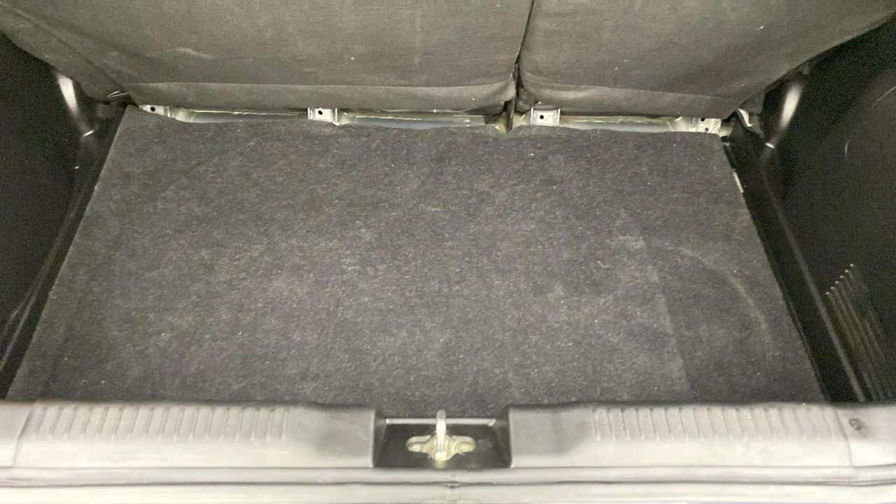 Boot space area of a Maruti Suzuki Swift