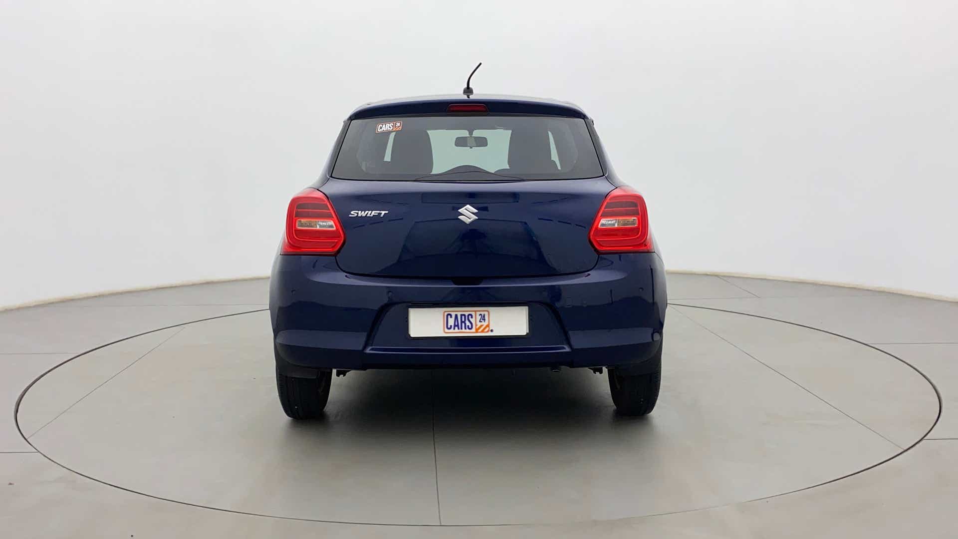 Rear view of a Maruti Suzuki Swift 2021 - 2023