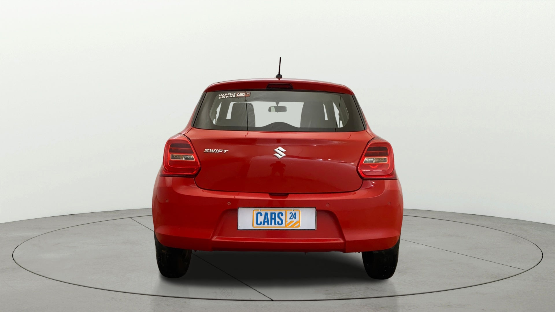 Rear view of a maruti suzuki swift 2021 - 2023