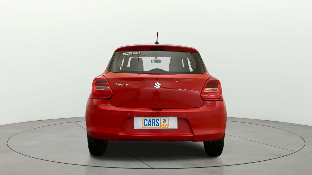 Rear view of a maruti suzuki swift 2021 - 2023