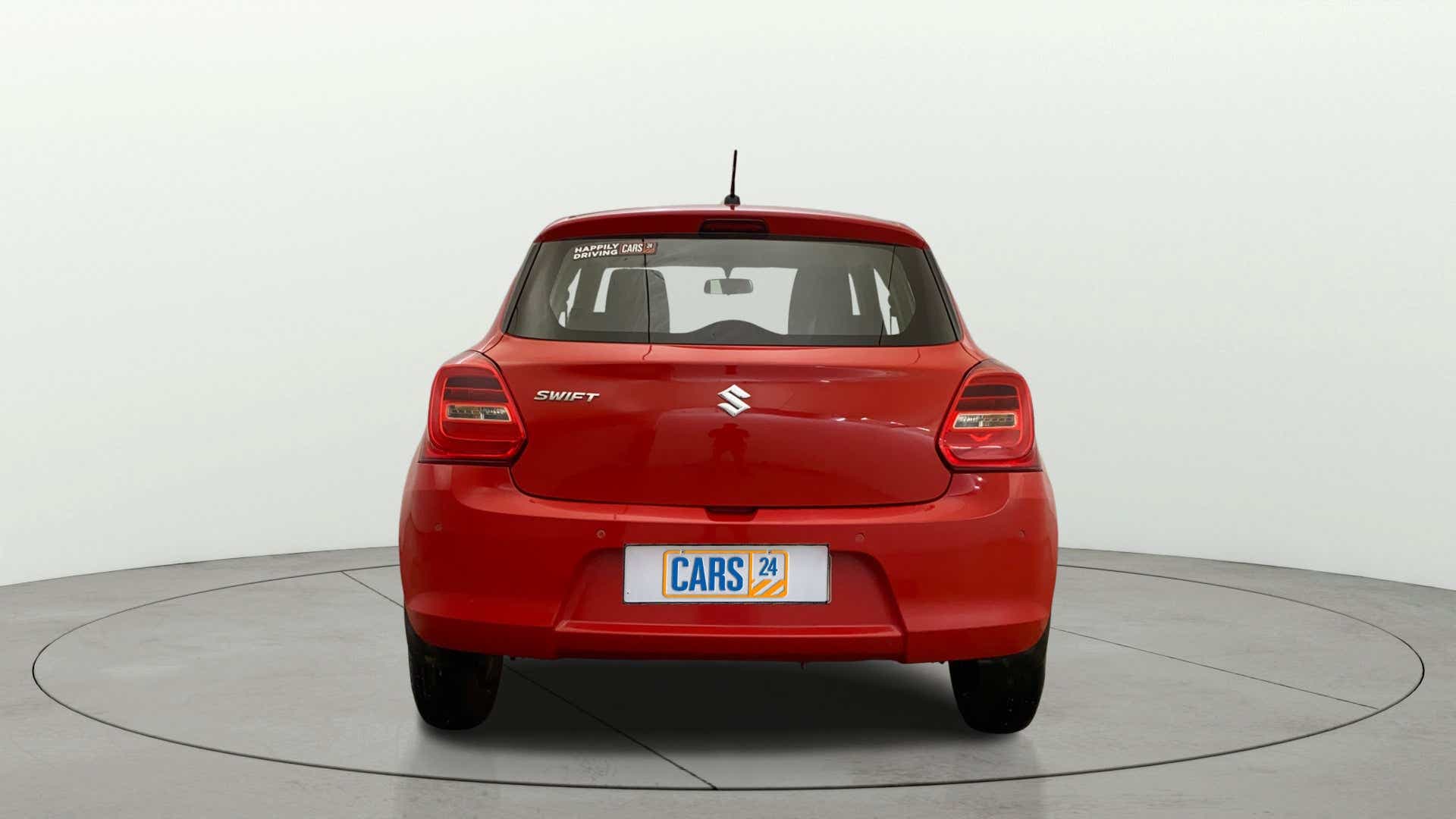 Rear view of a maruti suzuki swift 2021 - 2023