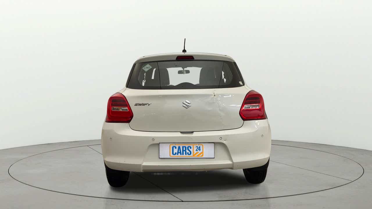 Rear view of a Maruti Suzuki Swift