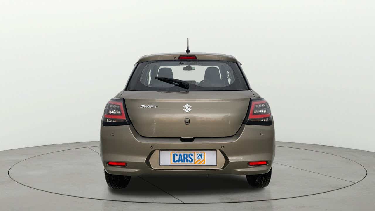 Rear view of a Maruti Suzuki Swift