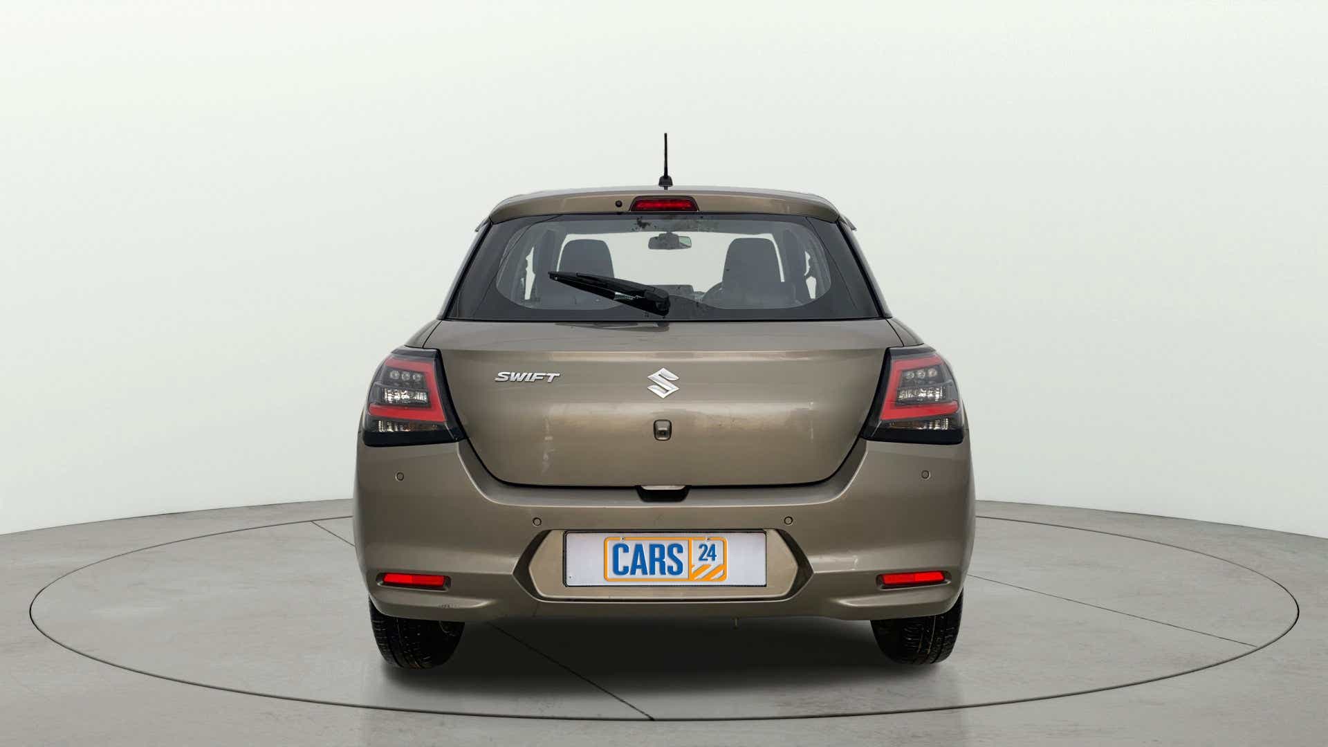 Rear view of a Maruti Suzuki Swift