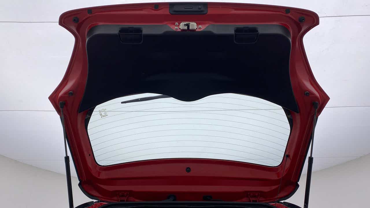 Boot lid interior view of a maruti suzuki swift 2021 - 2023