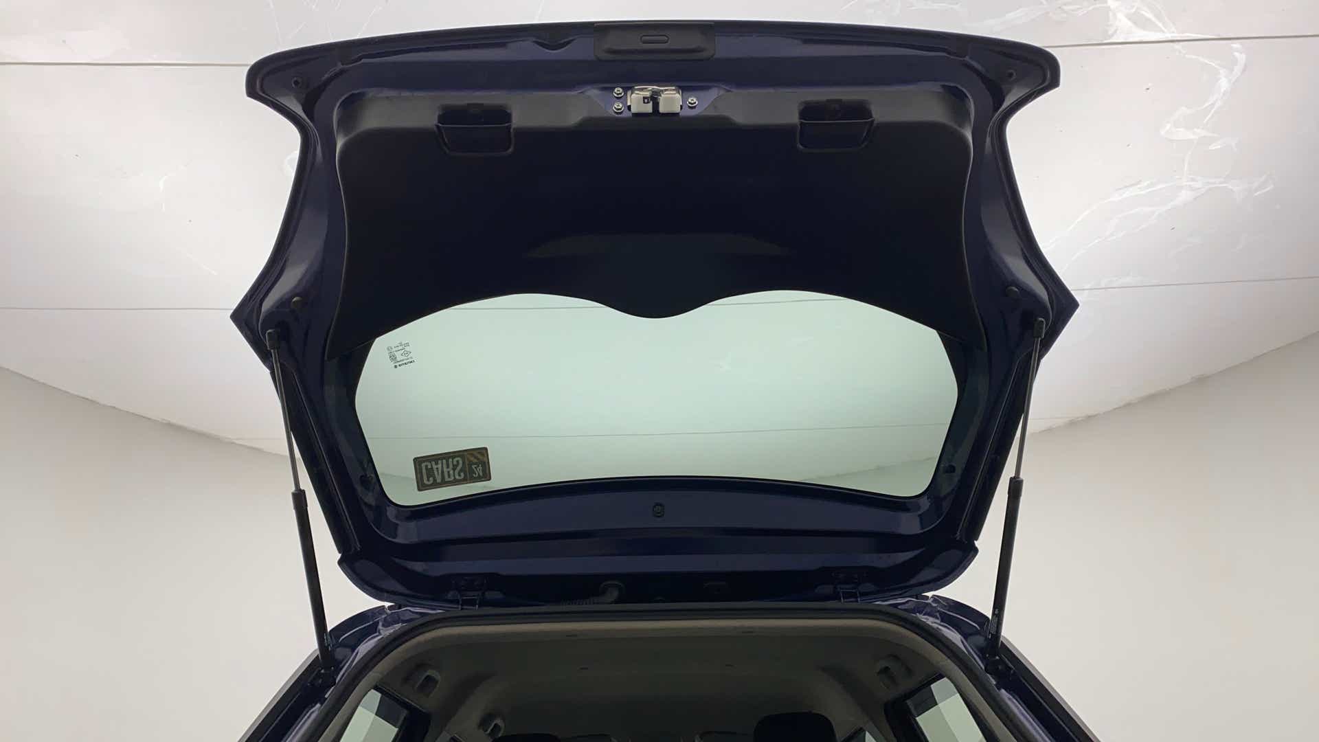 Open boot view of a Maruti Suzuki Swift 2021 - 2023