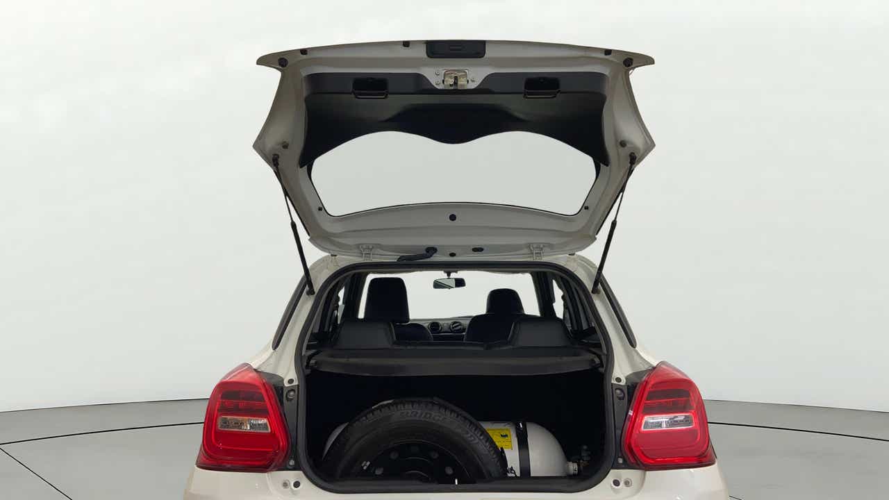 Boot space view of a Maruti Suzuki Swift