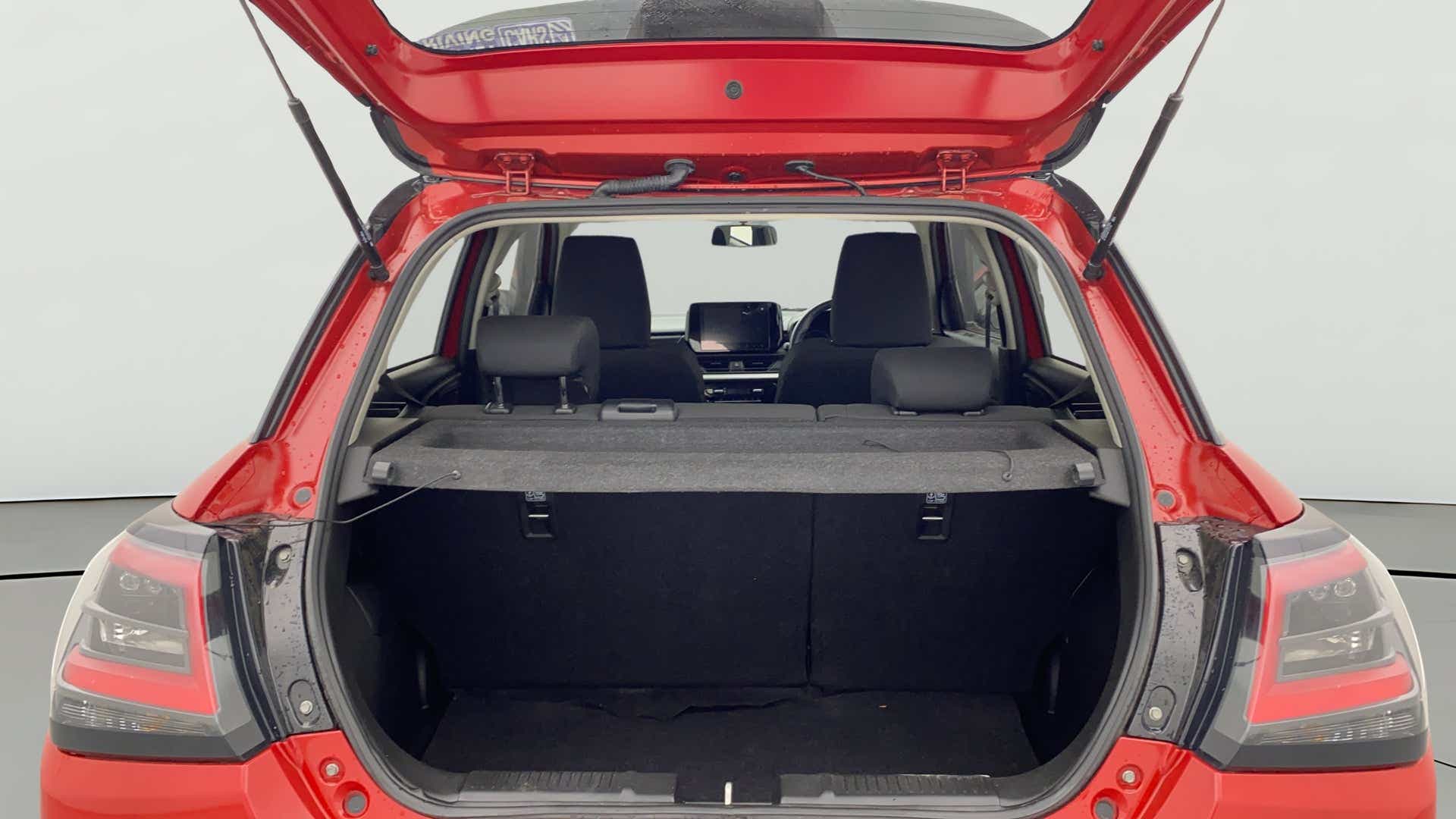 Boot area view of a Maruti Suzuki Swift