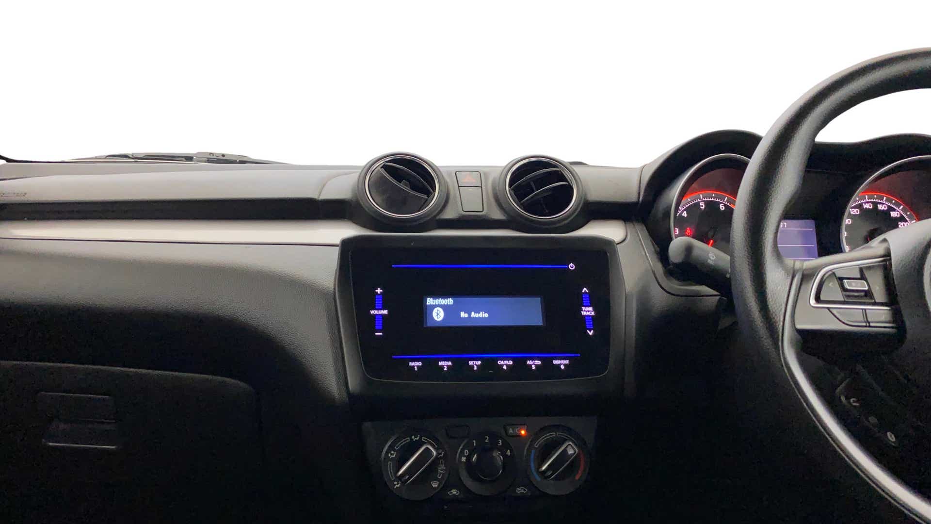 Dashboard view of a Maruti Suzuki Swift 2021 - 2023