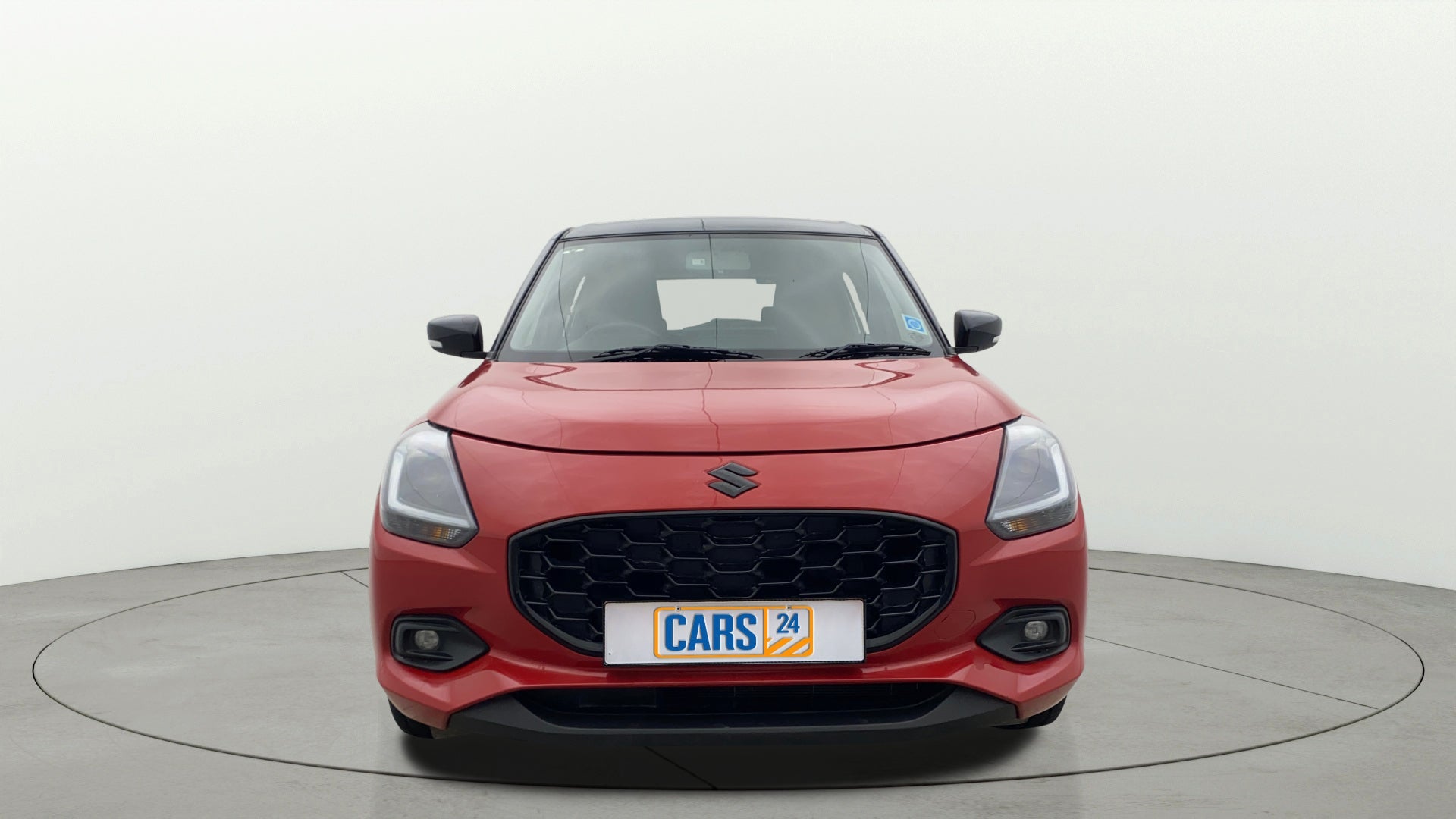 Front view of a maruti suzuki swift