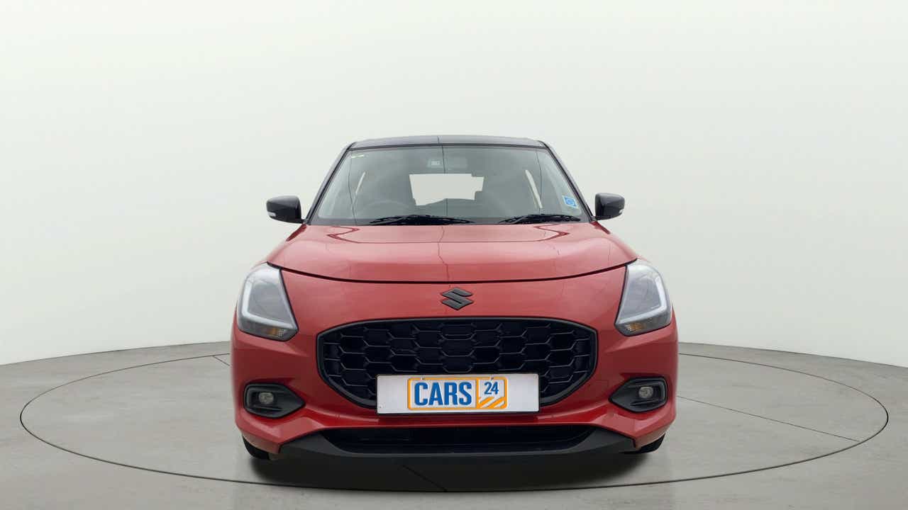 Front view of a maruti suzuki swift
