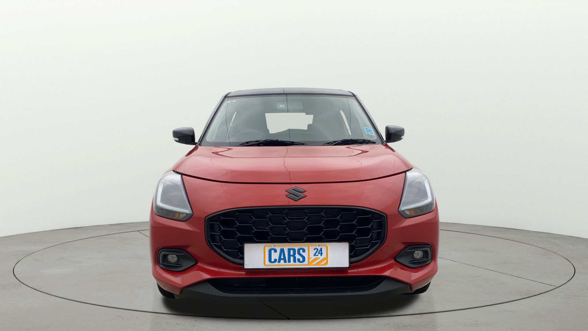 Front view of a maruti suzuki swift