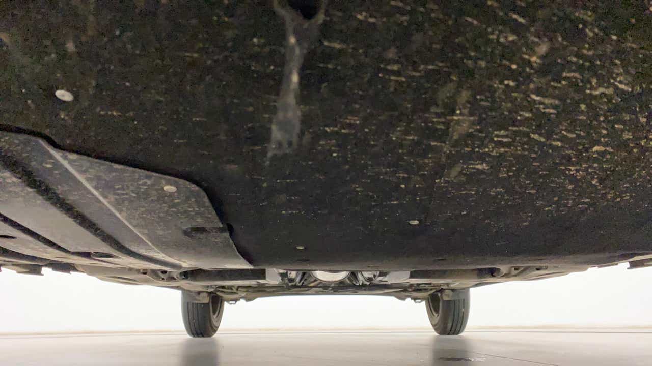 Undercarriage view of a Maruti Suzuki Swift 2021 - 2023