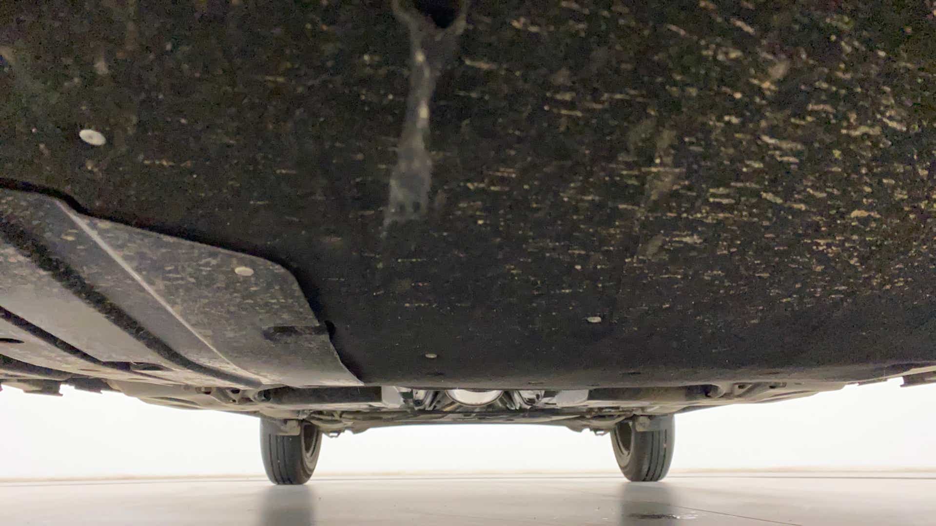Undercarriage view of a Maruti Suzuki Swift 2021 - 2023