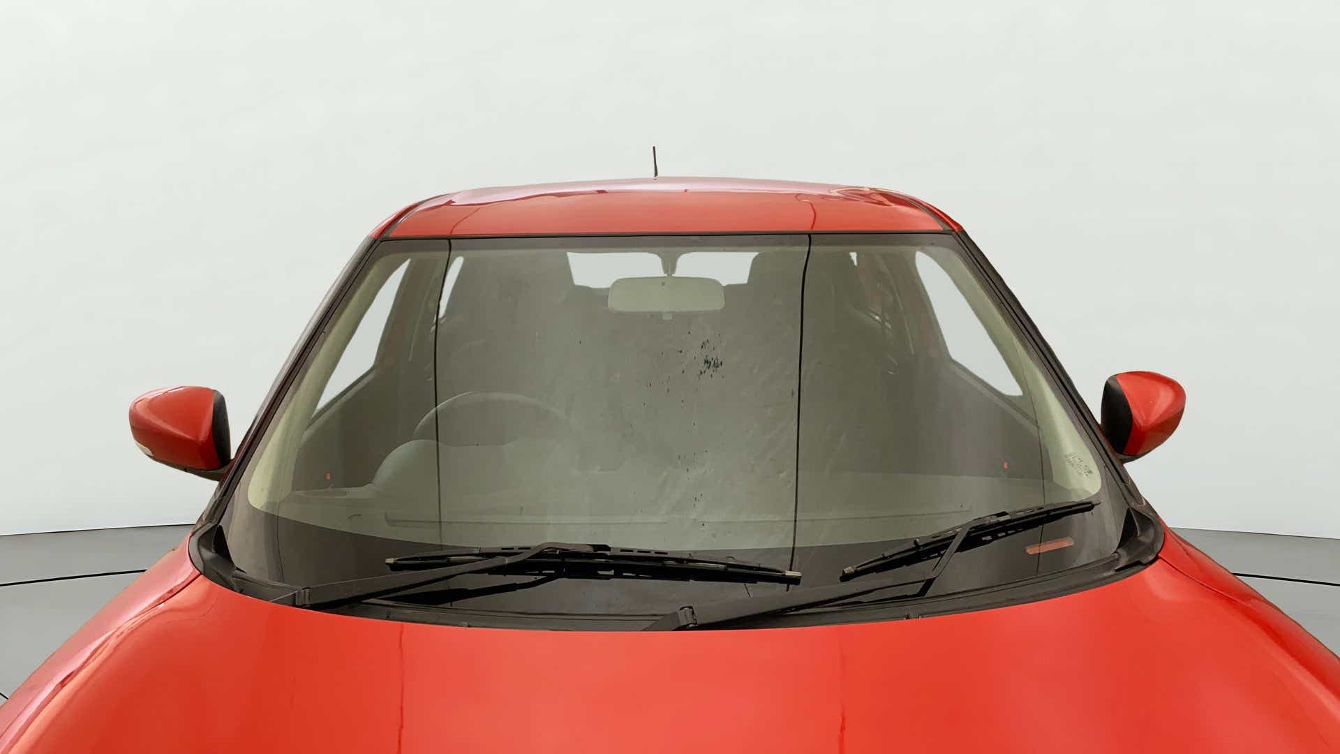 Front windshield view of a Maruti Suzuki Swift 2021 - 2023