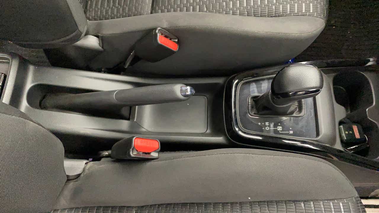 Center console view of a Maruti Suzuki Swift