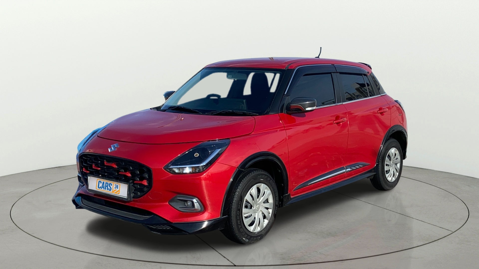 Front three-quarter view of a Maruti Suzuki Swift