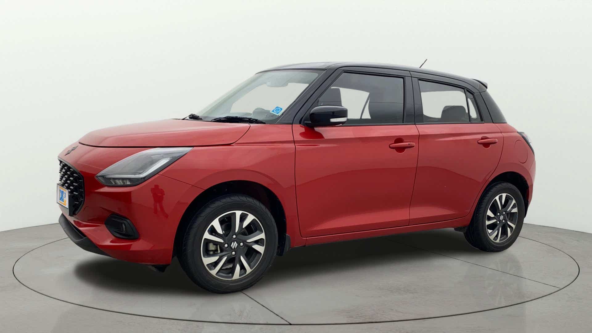 Front three-quarter view of a Maruti Suzuki Swift