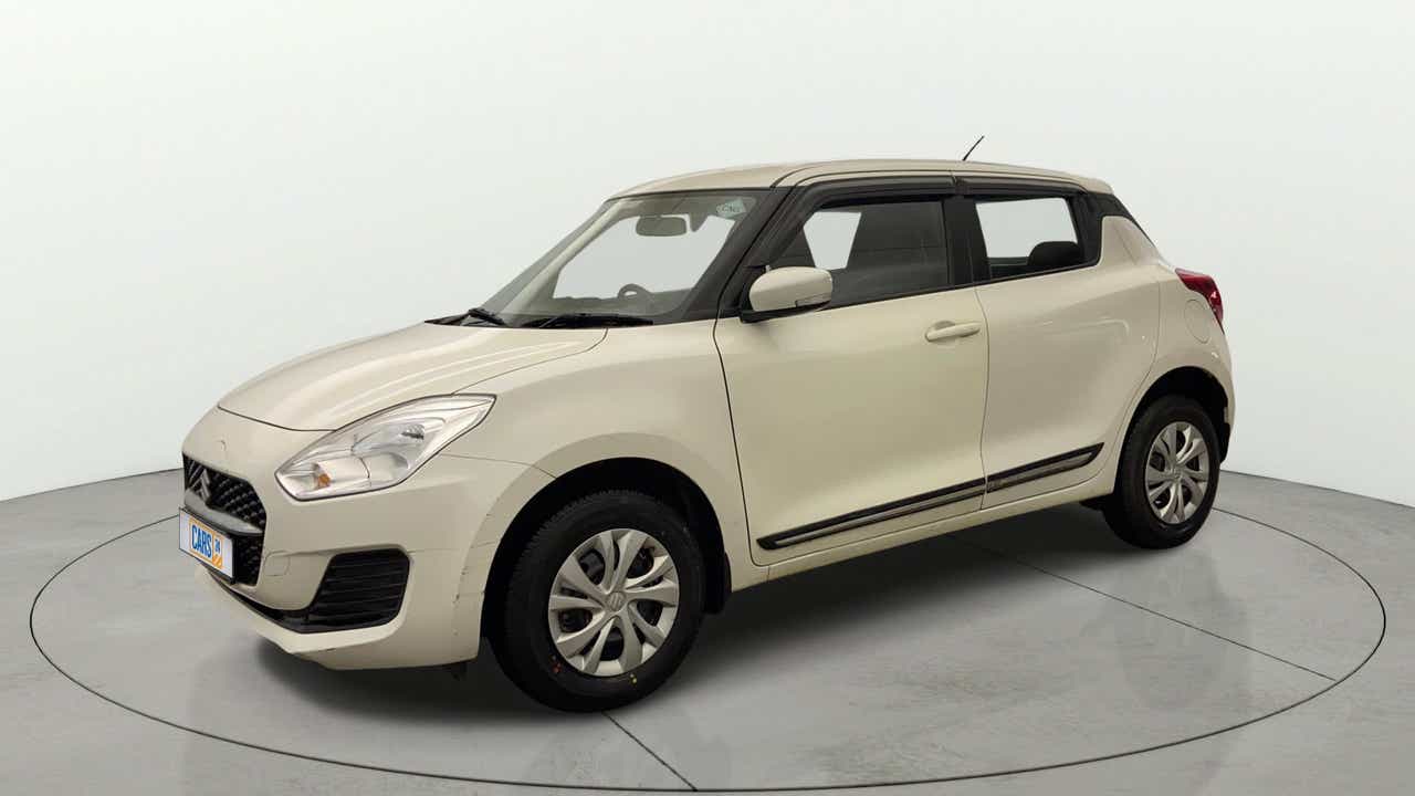 Front three-quarter view of a Maruti Suzuki Swift