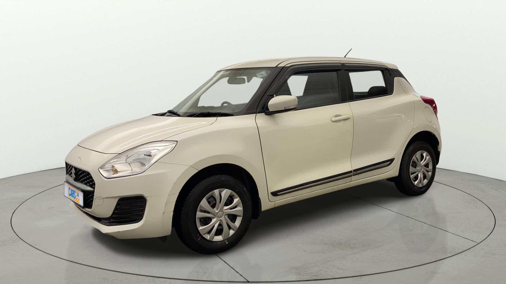 Front three-quarter view of a Maruti Suzuki Swift