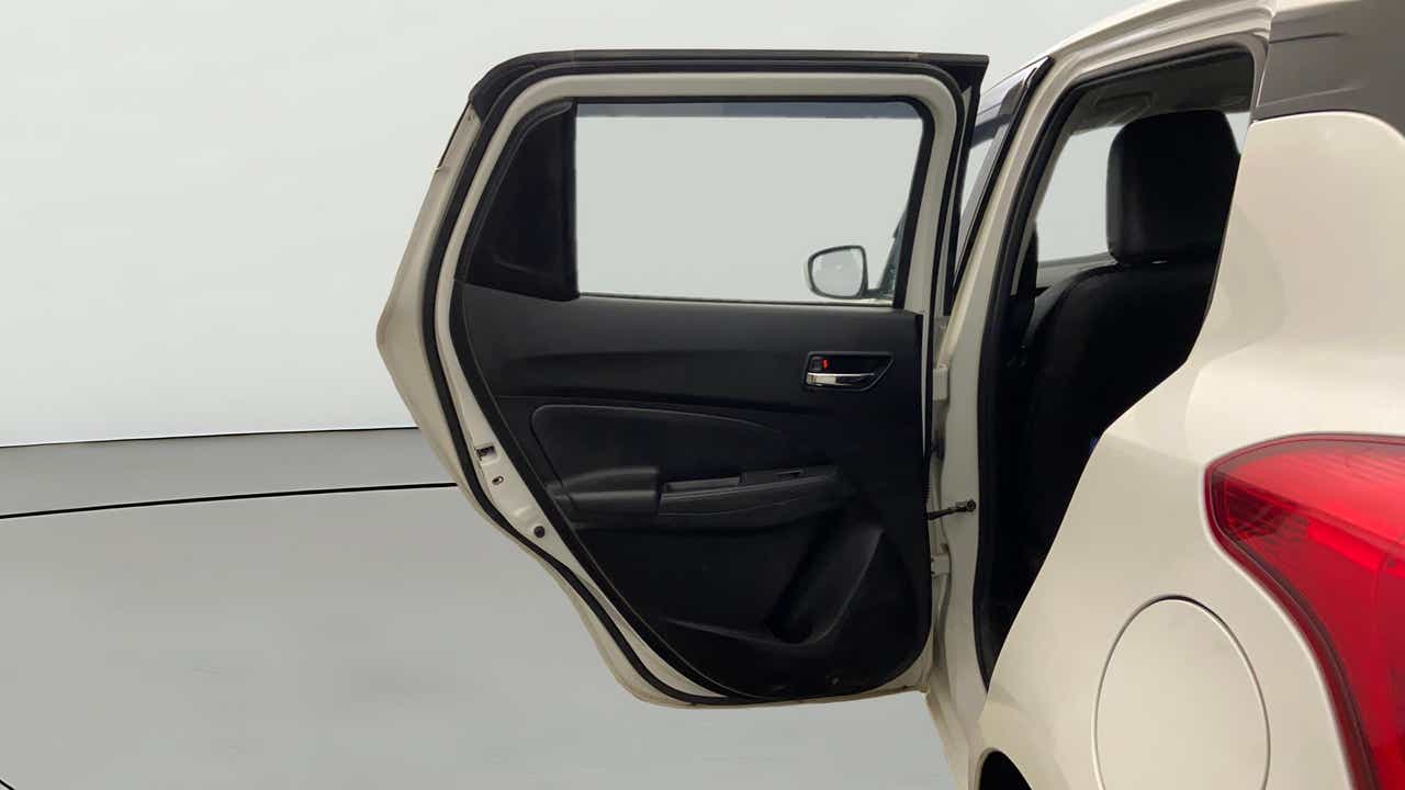 Rear door view of a Maruti Suzuki Swift