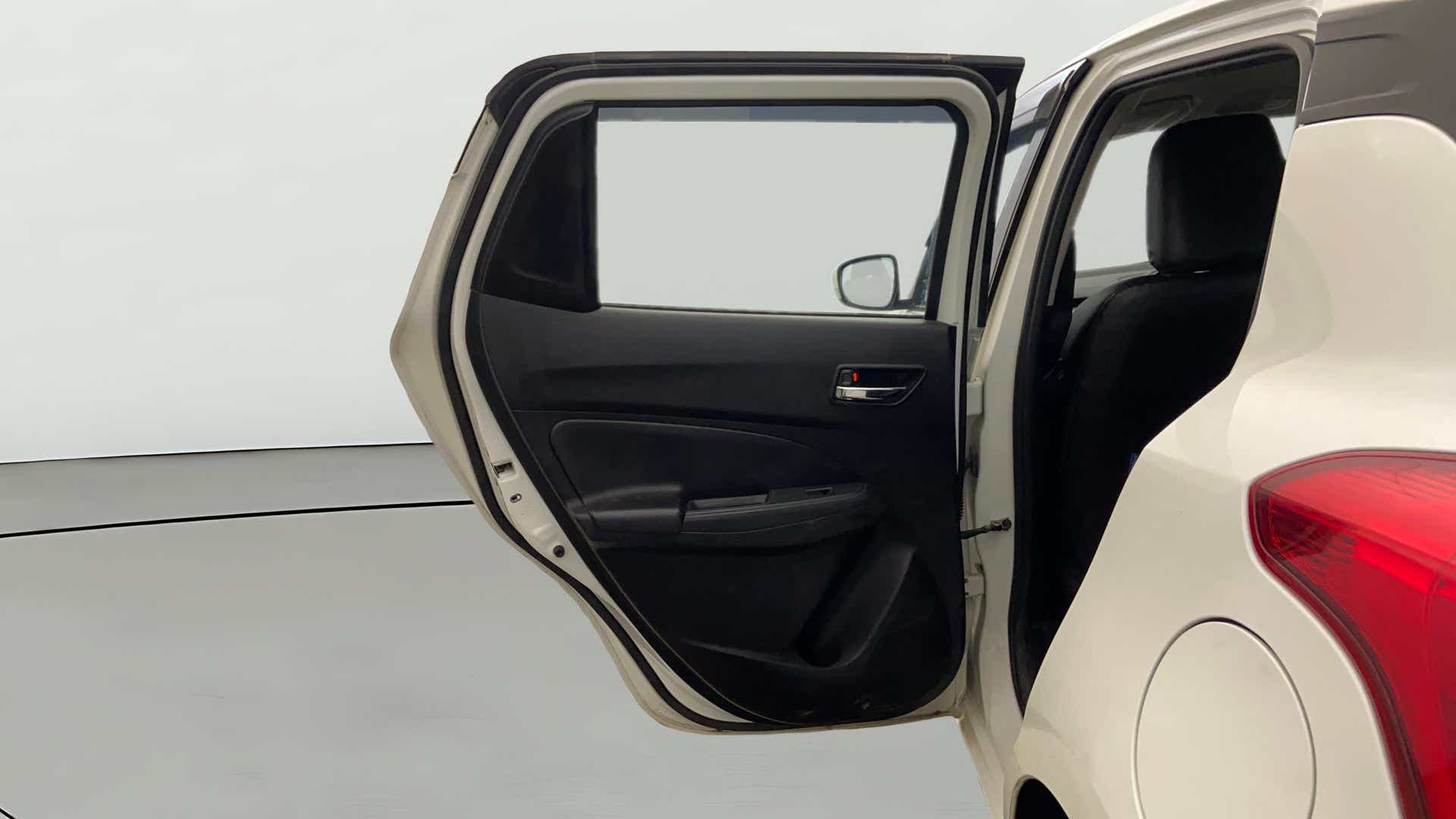 Rear door view of a Maruti Suzuki Swift