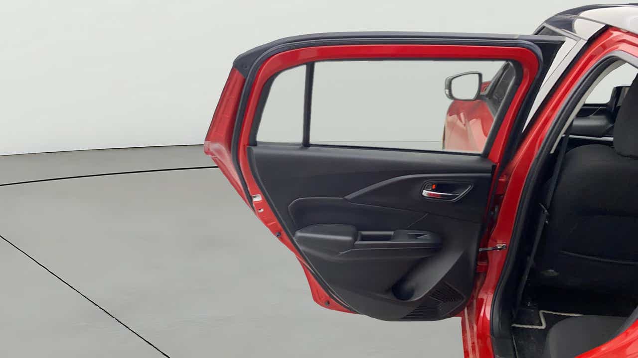Rear left door view of a Maruti Suzuki Swift