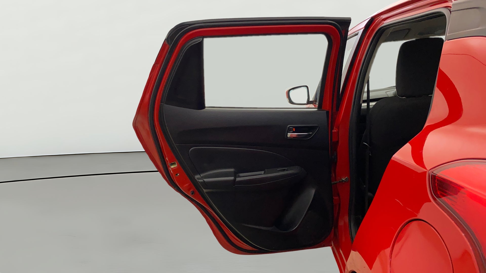 Rear door view of a Maruti Suzuki Swift 2021 - 2023