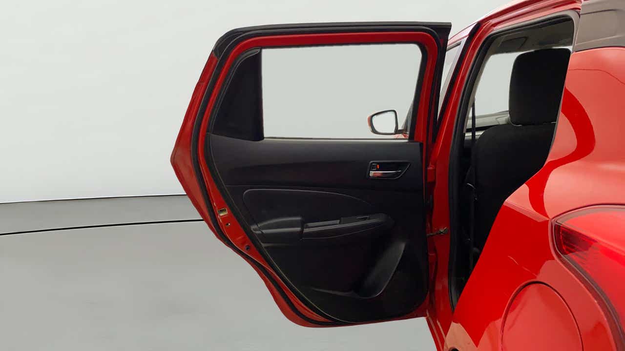 Rear door view of a Maruti Suzuki Swift 2021 - 2023