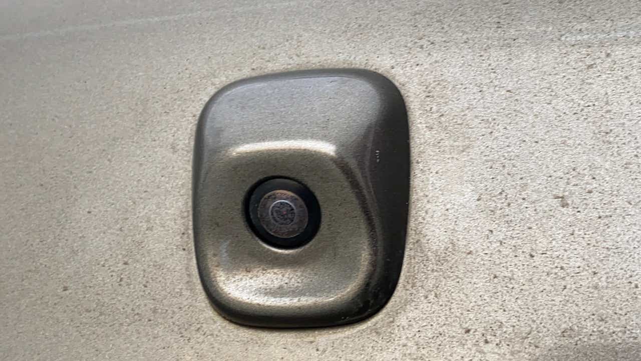Close-up of a rear view camera on a Maruti Suzuki Swift