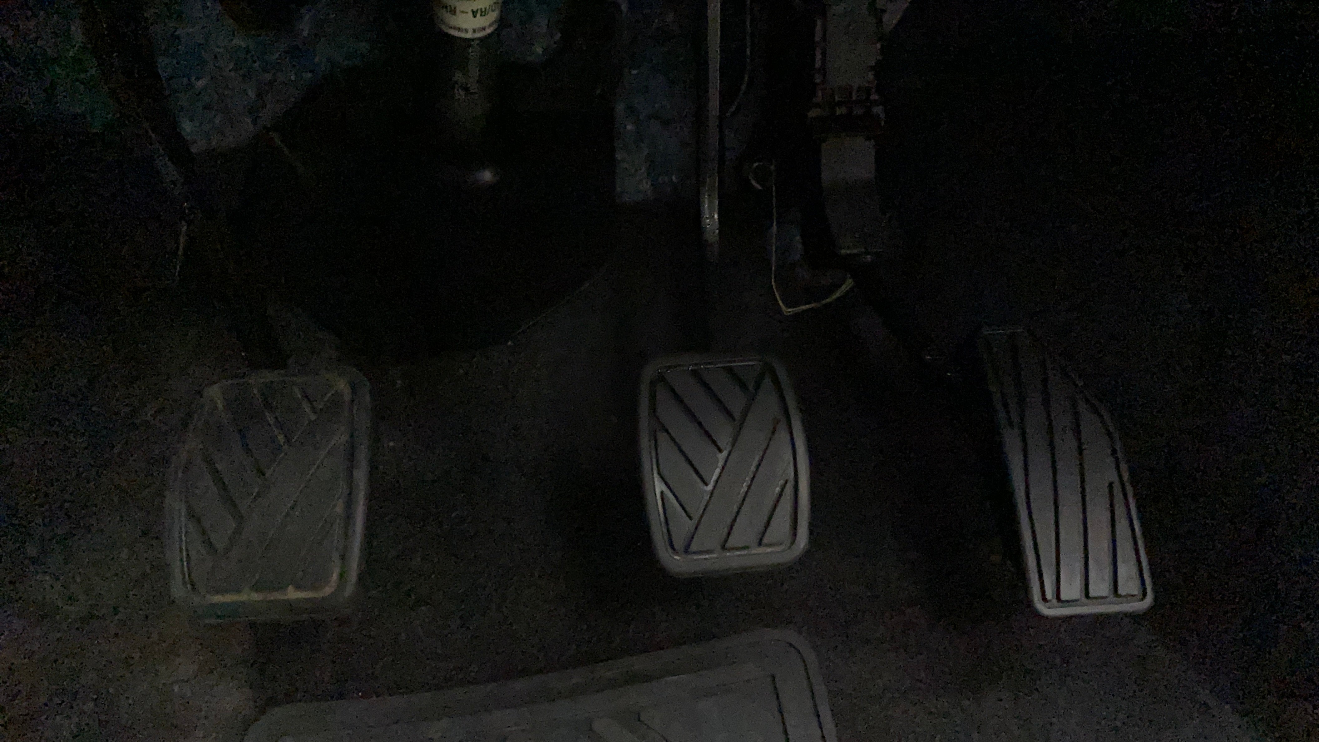 Footwell pedals of a Maruti Suzuki Swift 2021 - 2023